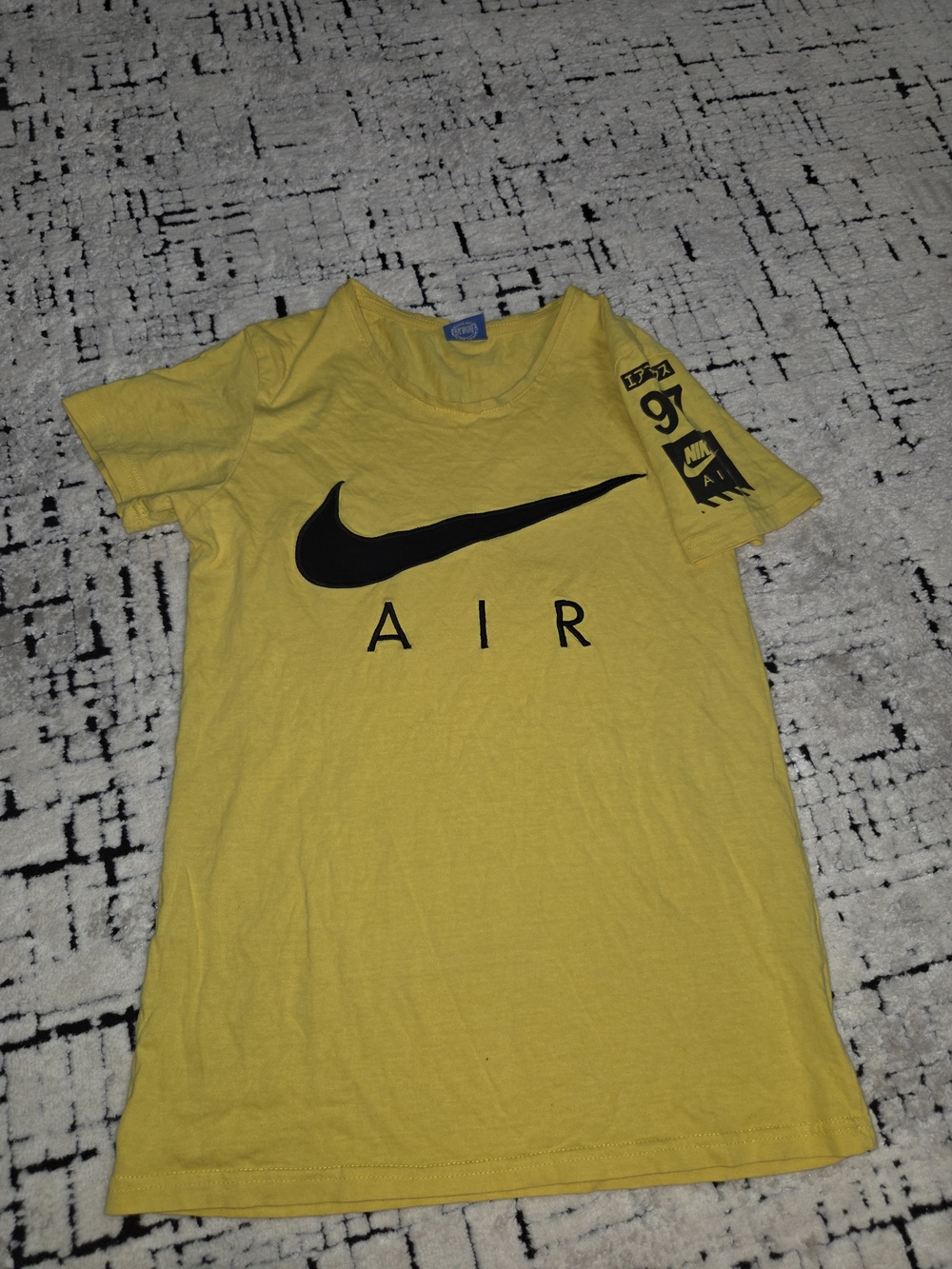 Nike Air Yellow Swoosh Tee WOMENS 90s